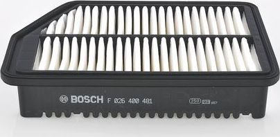 Воздушный фильтр Bosch для Kia Cerato III 2013-2026. Артикул F 026 400 481