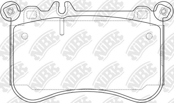 Тормозные колодки NiBK. Артикул PN0857