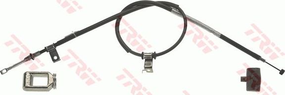 Трос ручника (тросик ручного тормоза) TRW. Артикул GCH597