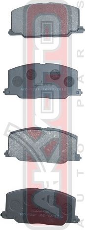 Тормозные колодки Akyoto Packing AKYOTO. Артикул AKD-1281