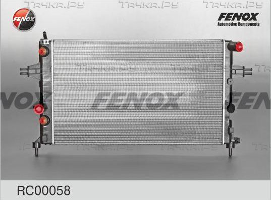 Радиатор охлаждения двигателя Fenox для Opel Astra F 1998-2005. Артикул RC00058