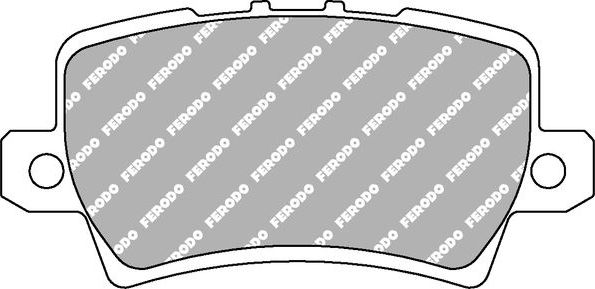 Тормозные колодки FERODO RACING DS2500. Артикул FCP1862H