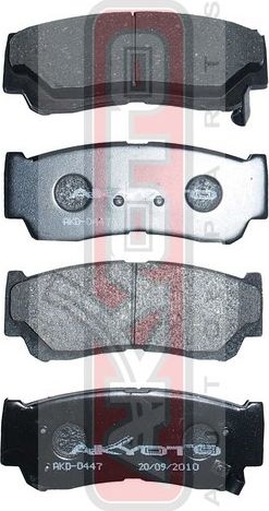 Тормозные колодки Akyoto Packing AKYOTO. Артикул AKD-0447