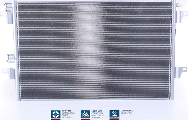 Радиатор кондиционера (конденсатор) Nissens (алюминий) для Renault Espace IV 2002-2014. Артикул 94627