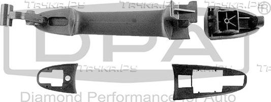Ручка двери DPA правая для Mercedes-Benz Sprinter 906 2006-2026. Артикул 81337302