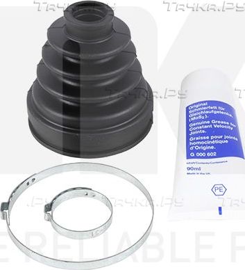 Пыльник ШРУСа внутренний NK (резина) передний для Toyota Carina E 1992-1997. Артикул 524509
