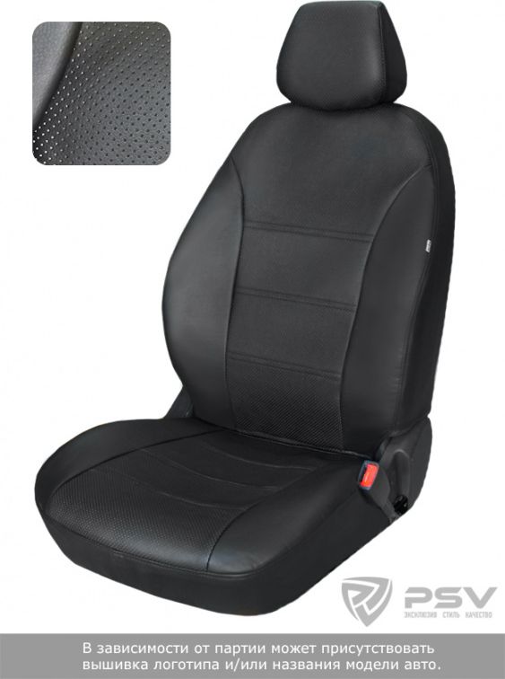 Чехлы PSV БРК на сидения для Renault Duster I 2010-2015, цвет Черный. Артикул 121995