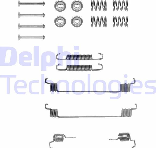 Комплект монтажный тормозных колодок Delphi. Артикул LY1061