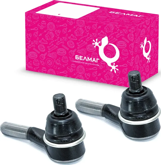 Наконечник рулевой наружный в сборе (комплект 2шт) (21010-3003056-00) (Belmag). Артикул BM0071