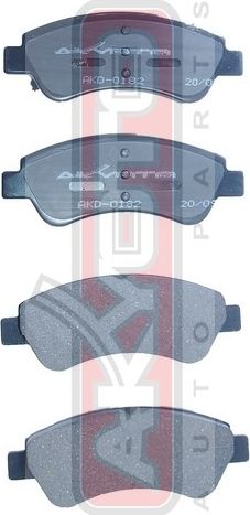 Тормозные колодки Akyoto Packing AKYOTO. Артикул AKD-0182