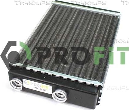 Радиатор отопителя (печки) Profit для Lancia Ypsilon II (Type 843) 2003-2011. Артикул 1760-0088