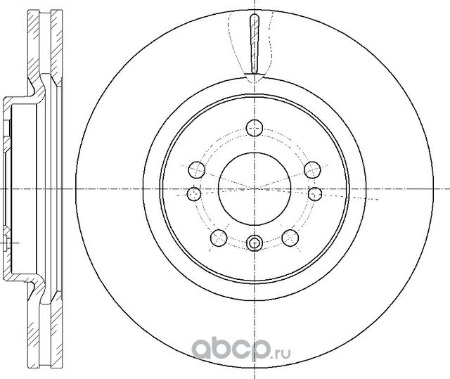 Диск тормозной (G-Brake). Артикул GR20397
