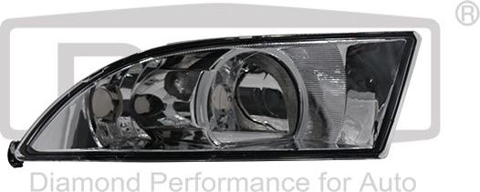 Фара противотуманная DPA левая для Skoda Fabia II 2006-2014. Артикул 89410876102