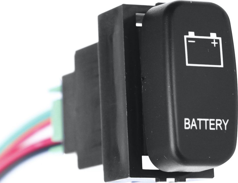 Кнопка РИФ включения/выключения BATTERY с оранжевой подсветкой для Mitsubishi ASX 2010-2026. Артикул RIF22-1-5105805