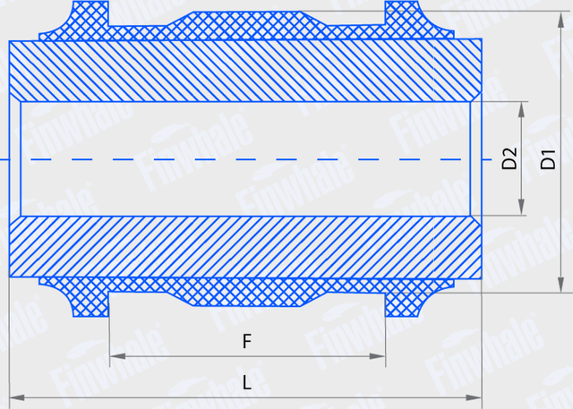 Сайлентблок заднего рычага подвески Finwhale. Артикул SB821