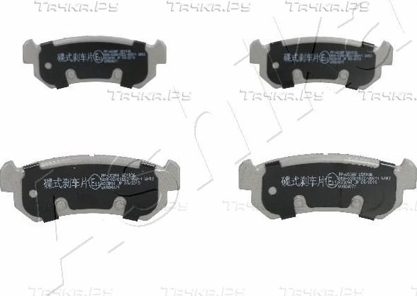 Тормозные колодки ASHIKA. Артикул 51-0W-W02