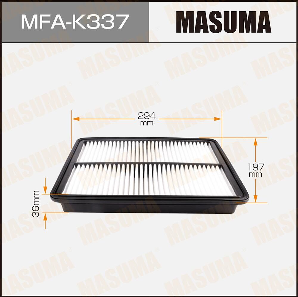 Воздушный фильтр Masuma. Артикул MFA-K337