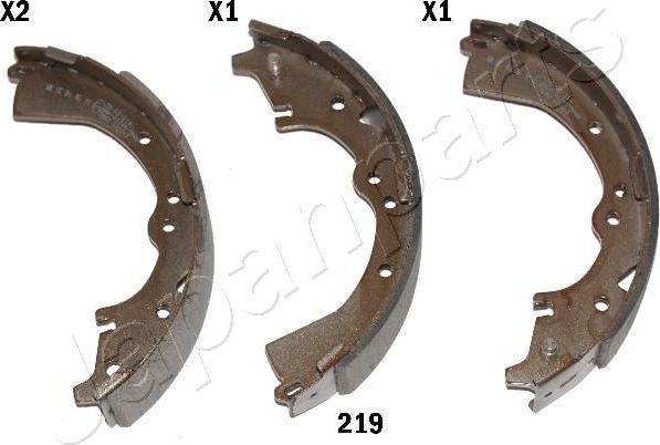 Тормозные колодки Japanparts. Артикул GF-219AF