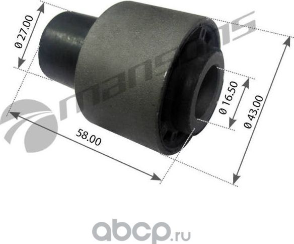 Втулка цилиндра подъема кабины (Mansons). Артикул 400.624