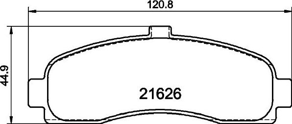 Тормозные колодки Nisshinbo. Артикул NP2067