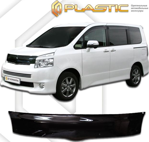 Дефлектор СА Пластик для капота (Classic черный) Toyota Voxy 2007-2010. Артикул 2010010106089