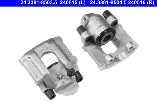 Тормозной суппорт ATE задний правый для BMW 7 II (E32) 1987-1994. Артикул 24.3381-8504.5