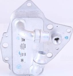 Радиатор масляный (маслоохладитель) для двигателя Nissens (алюминий). Артикул 90996