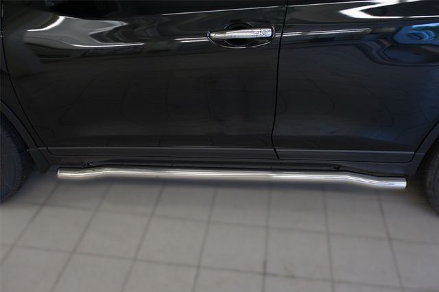Защита порогов RusStal труба d63 (вариант 3) для Nissan X-Trail T32 2015-2018. Артикул NXT-0020863