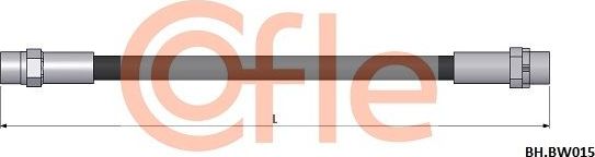 Тормозной шланг Cofle. Артикул 92.BH.BW015