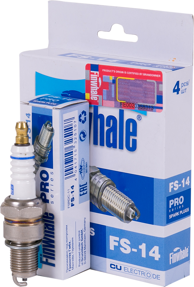 Свеча зажигания Finwhale. Артикул FS14
