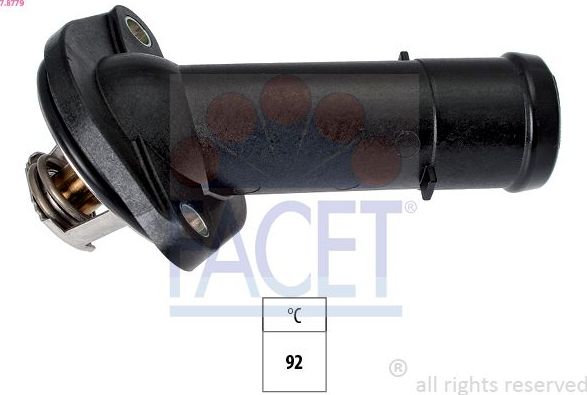 Термостат Facet Made in Italy - OE Equivalent для Audi A3 II (8P) 2009-2013. Артикул 7.8779