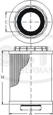 Масляный фильтр SCT-Germany. Артикул SH 4041 L