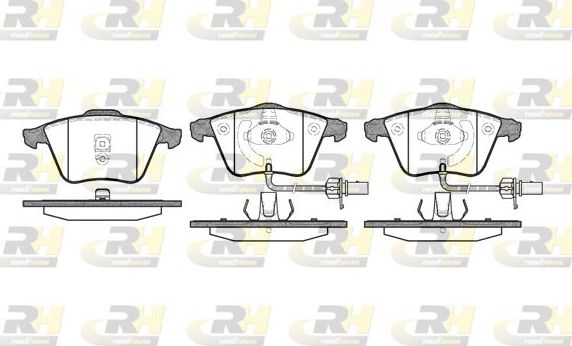 Тормозные колодки RoadHouse передние для Audi S6 II (C5) 1999-2005. Артикул 2964.02