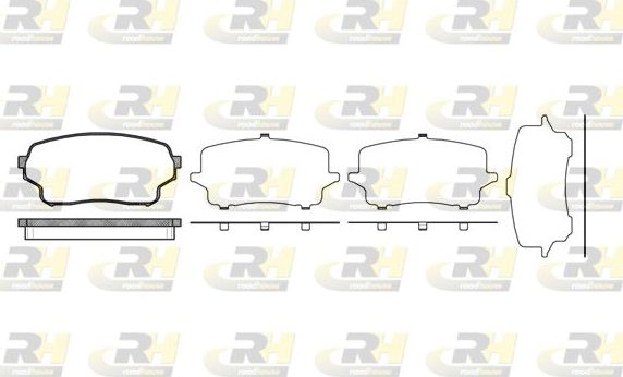 Тормозные колодки RoadHouse. Артикул 21166.01