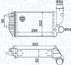 Интеркулер Magneti Marelli для Citroen Jumper I 1994-2006. Артикул 351319205000