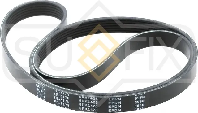 Ремень поликлиновый 6PK1428 (Sufix). Артикул FB3175