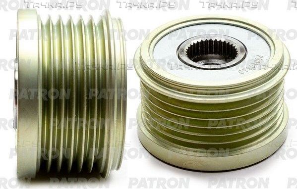 Муфта генератора обгонная Patron для Citroen Jumper II 2006-2026. Артикул P5010310