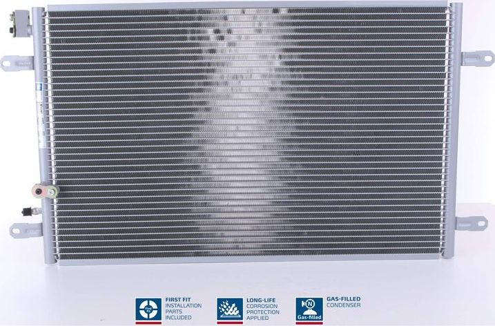 Радиатор кондиционера (конденсатор) Nissens (алюминий). Артикул 94695