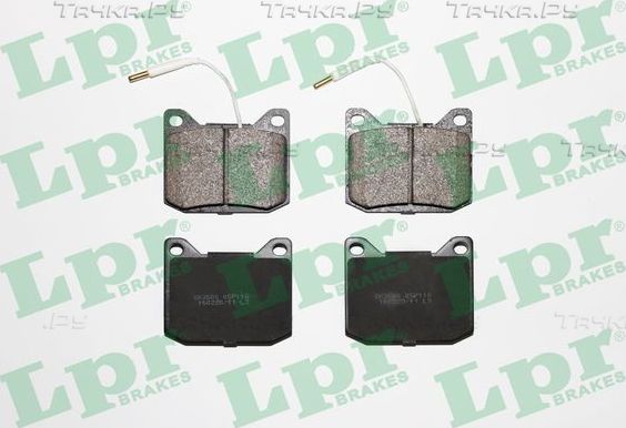 Тормозные колодки LPR. Артикул 05P118