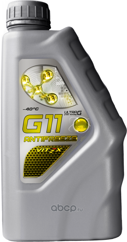 Антифриз G-11 желтый (1кг) Ultra (VITEX). Артикул V105001
