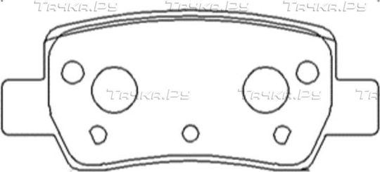 Тормозные колодки CTR. Артикул GK1511