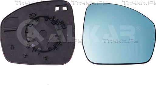 Зеркальное стекло бокового зеркала Alkar правое для Land Rover Range Rover IV 2013-2026. Артикул 6412051