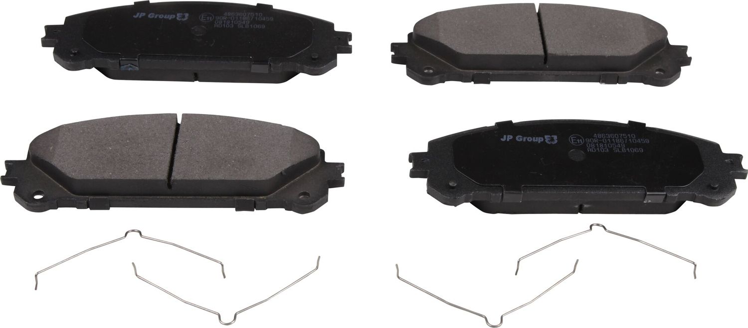 Тормозные колодки JP Group JP. Артикул 4863607510