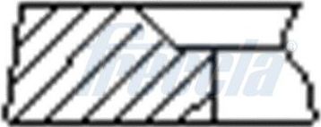 Поршневые кольца Freccia. Артикул FR10-500900