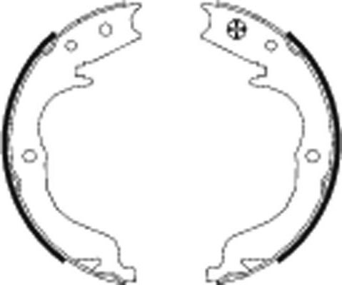 Тормозные колодки (стояночная тормозная система) Textar. Артикул 91068300