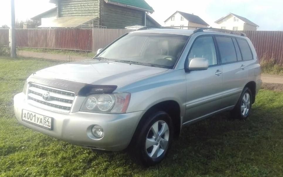 Дефлектор VT52 для капота Toyota Highlander I 2001-2007. Артикул TYA14VT
