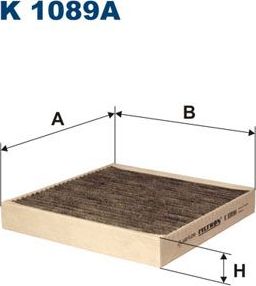 Салонный фильтр Filtron для Renault Vel Satis I 2002-2009. Артикул K 1089A