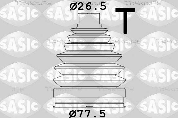 Пыльник ШРУСа наружный Sasic передний для Fiat Sedici 2006-2011. Артикул 1904038
