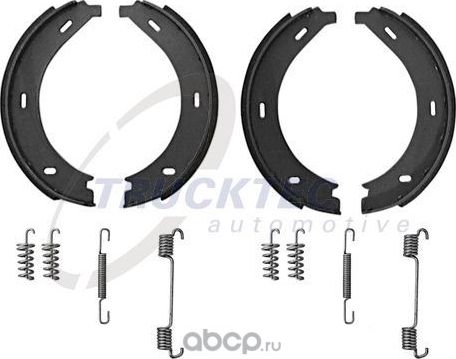 Тормозные колодки (стояночная тормозная система) Trucktec Automotive. Артикул 02.35.046