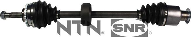 Полуось (привод в сборе, приводной вал) NTN / SNR. Артикул DK55.261